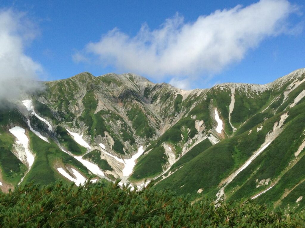 Mt Bessan (elevation 2,880meter）