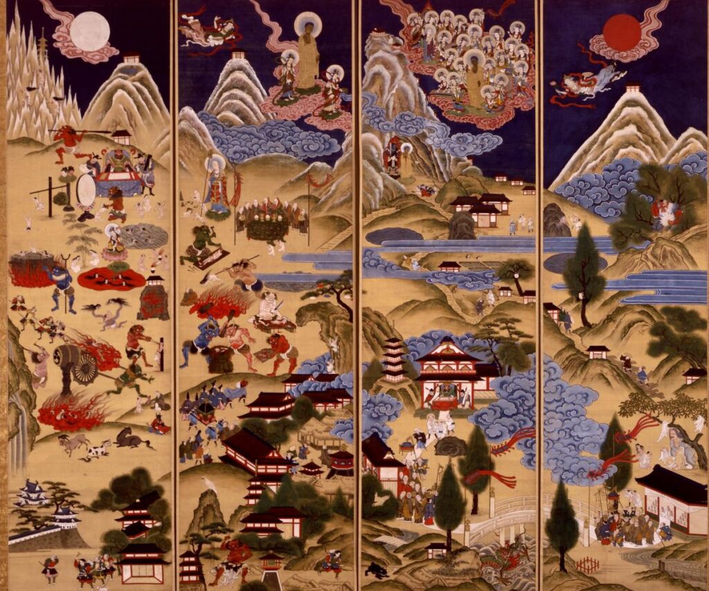 Tateyama Mandala (Daizenbō A Version), preserved at Daizenbō, Ashikuraji