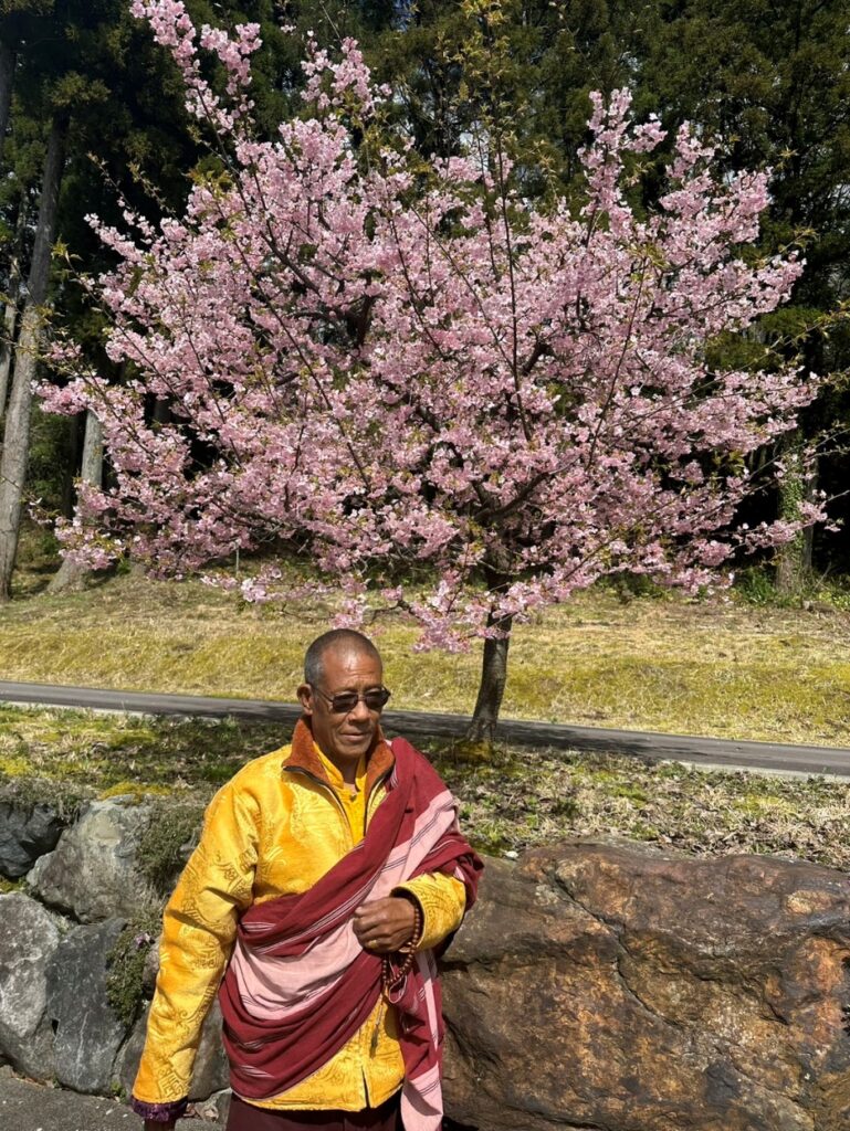 Venerable Nima Lama in Toyama (Father of Dhalma Lama)
