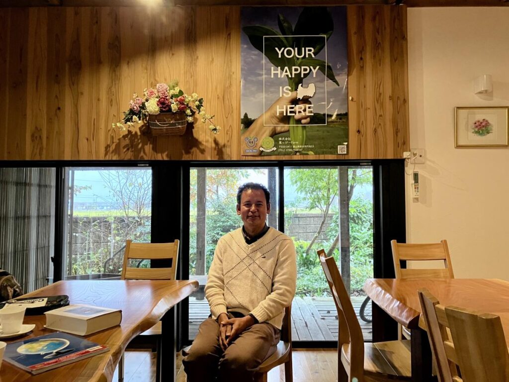 Dhalma Lama at Happy Farm in Toyama
