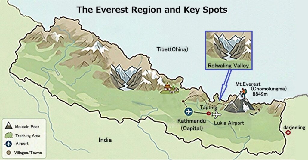 The Everest Region and Key Spots